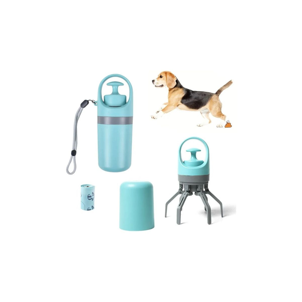 Recogedor Portatil Excrementos Mascotas