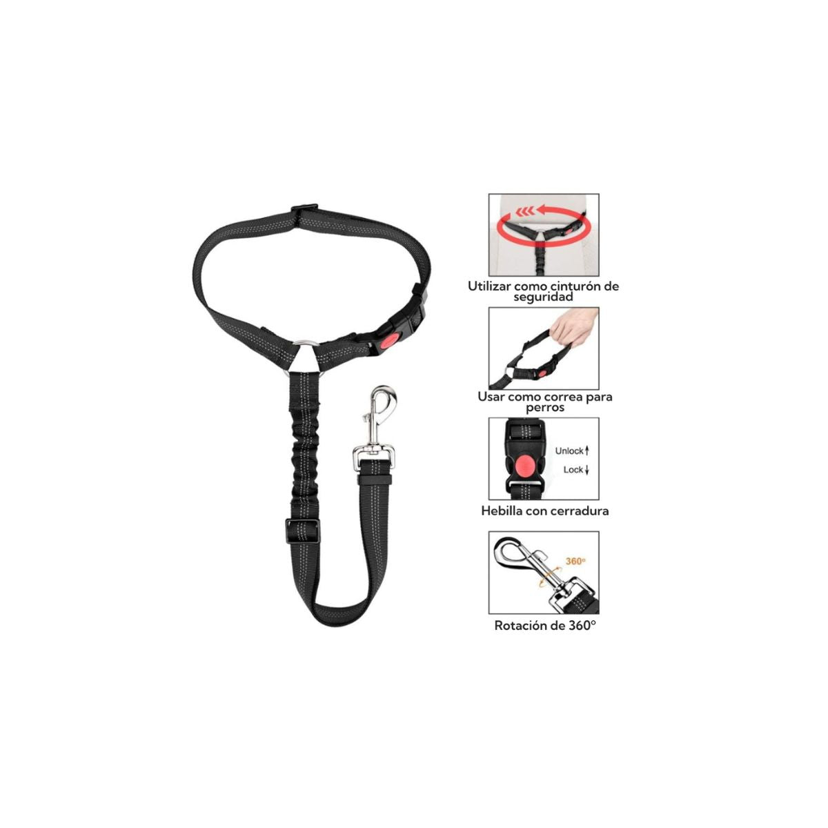 Correa Leash Para Mascotas Pro Outdoor
