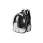 Mochila Bolso Transparente Mascota Negro