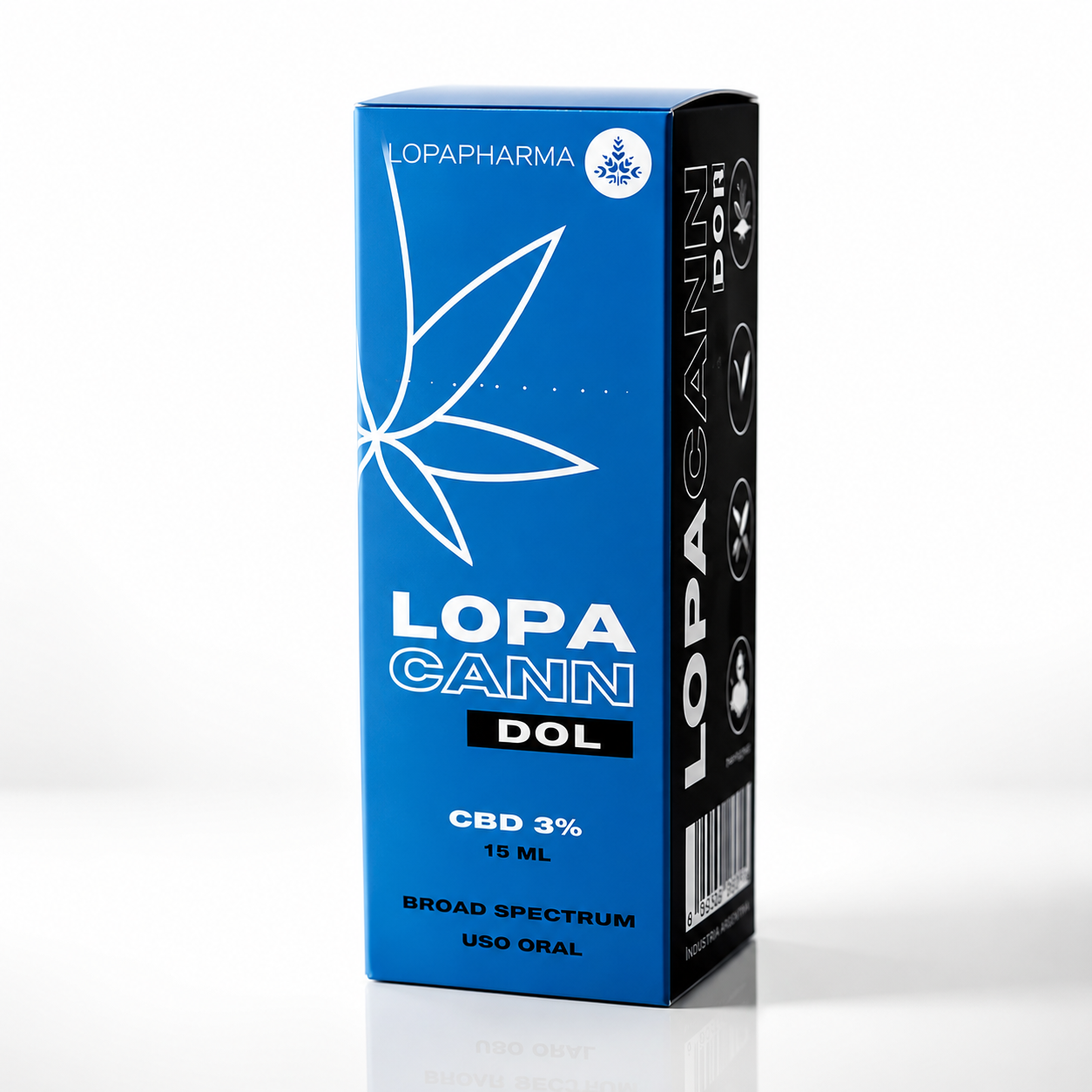 Lopacann dol CBD broad spectrum 3% 15ml